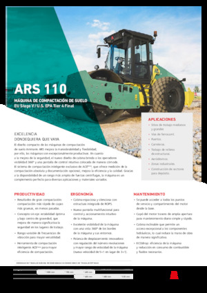 Tahačové válce Ammann ARS 110 PD