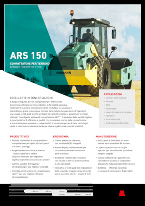 Tahačové válce Ammann ARS 150 PD