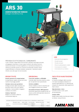 Tahačové válce Ammann ARS 30