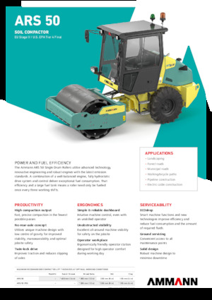 Tahačové válce Ammann ARS 50