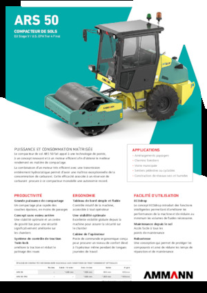 Tahačové válce Ammann ARS 50