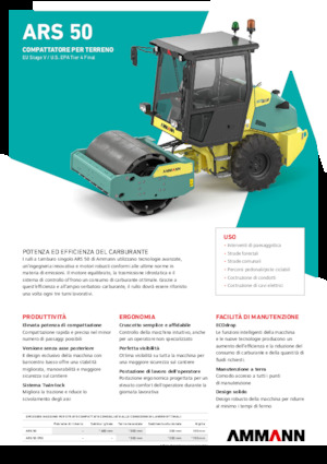 Tahačové válce Ammann ARS 50