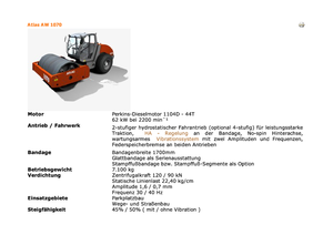 Tahačové válce Atlas AW 1070