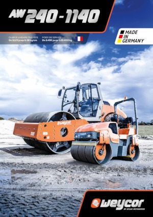 Tahačové válce weycor AW 1070