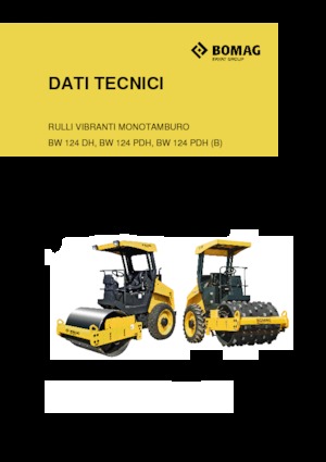 Tahačové válce Bomag BW 124 PDH