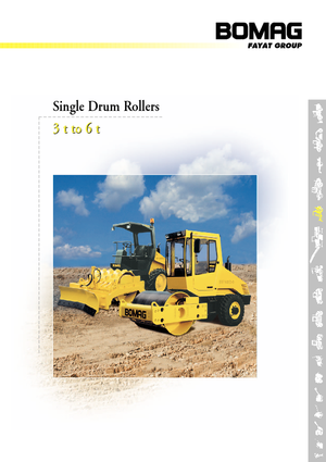 Tahačové válce Bomag BW 145 D-3