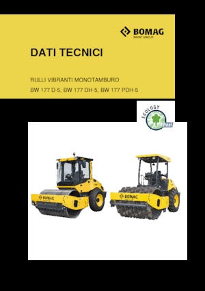Tahačové válce Bomag BW 177 D-5