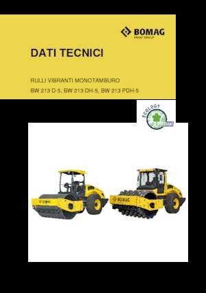 Tahačové válce Bomag BW 213 DH-5