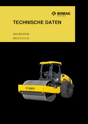 Tahačové válce Bomag BW 213 D-5 SL