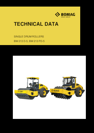 Tahačové válce Bomag BW 213 PD-5