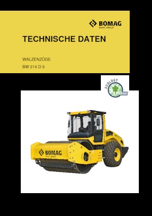Tahačové válce Bomag BW 214 D-5