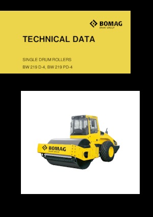 Tahačové válce Bomag BW 219 D-4