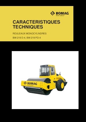 Tahačové válce Bomag BW 219 D-4