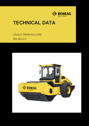 Tahačové válce Bomag BW 222 D-5