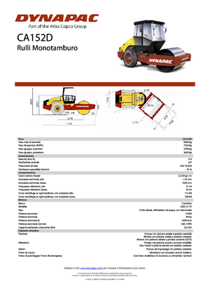 Tahačové válce Dynapac CA 152 D