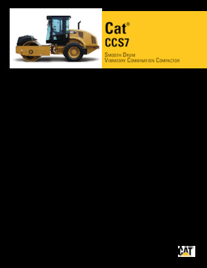 Tahačové válce Caterpillar CCS7