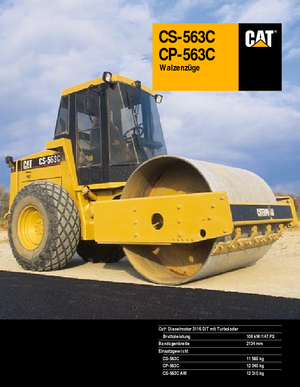 Tahačové válce Caterpillar CS 563 C