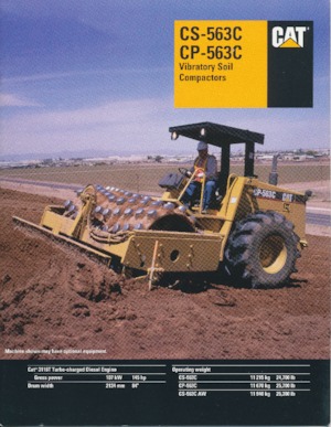 Tahačové válce Caterpillar CP-563C