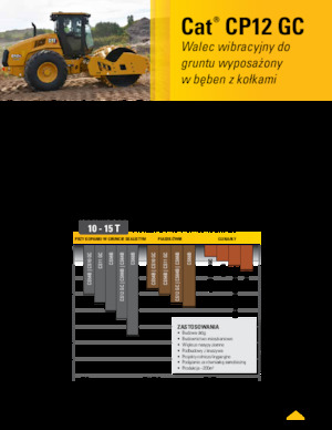 Tahačové válce Caterpillar CP12GC