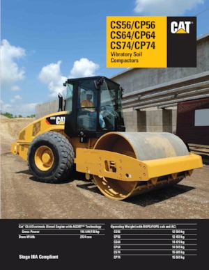 Tahačové válce Caterpillar CP56