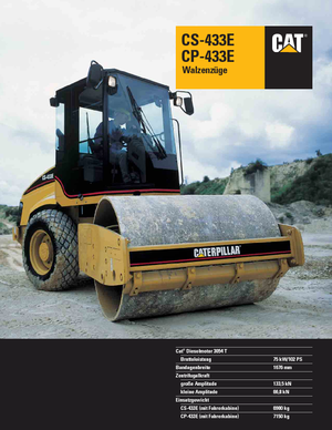 Tahačové válce Caterpillar CS433E
