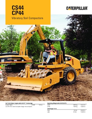 Tahačové válce Caterpillar CS44