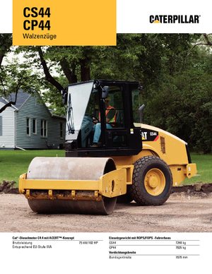 Tahačové válce Caterpillar CS44