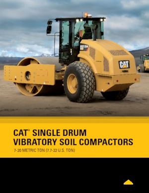 Tahačové válce Caterpillar CS74B