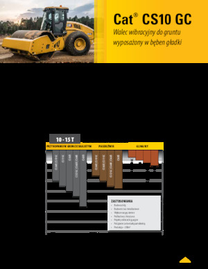 Tahačové válce Caterpillar CS10GC