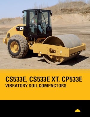 Tahačové válce Caterpillar CS533E XT