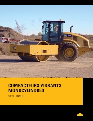 Tahačové válce Caterpillar CS74B