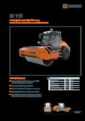 Tahačové válce Hamm H 11i