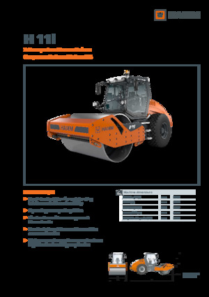 Tahačové válce Hamm H 11i