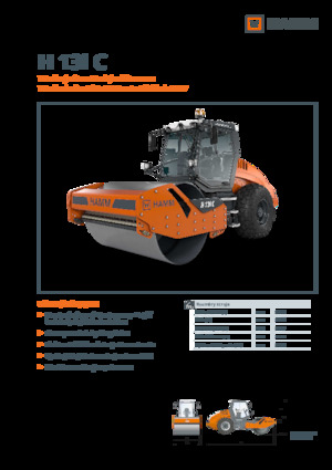 Tahačové válce Hamm H 13i C