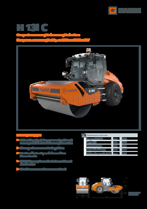 Tahačové válce Hamm H 13i C