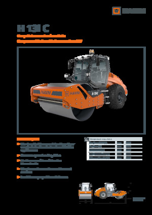 Tahačové válce Hamm H 13i C