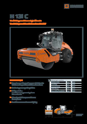 Tahačové válce Hamm H 13i C