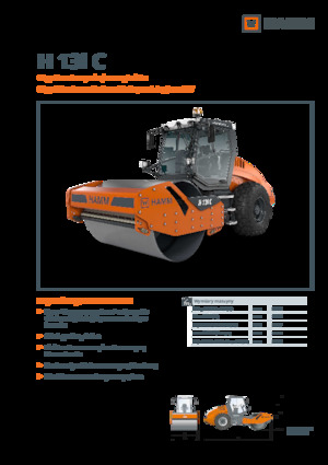 Tahačové válce Hamm H 13i C