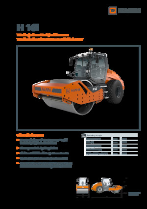 Tahačové válce Hamm H 16i