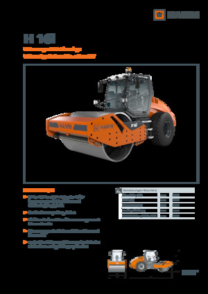 Tahačové válce Hamm H 16i