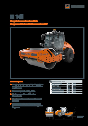 Tahačové válce Hamm H 16i