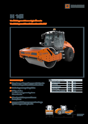 Tahačové válce Hamm H 16i