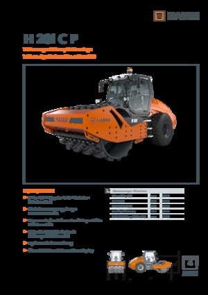 Tahačové válce Hamm H 20i C-P