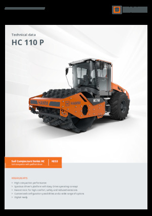 Tahačové válce Hamm HC 110 P