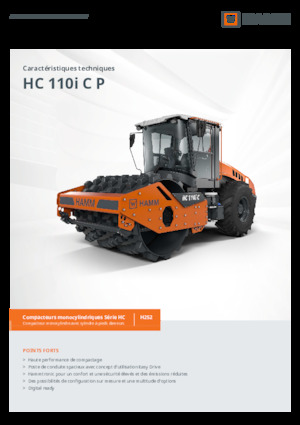 Tahačové válce Hamm HC 110i C P