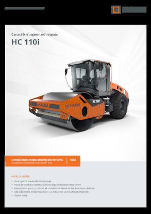 Tahačové válce Hamm HC 110i