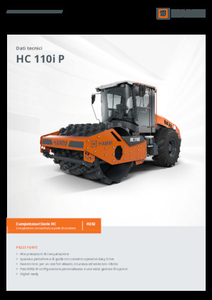 Tahačové válce Hamm HC 110i P
