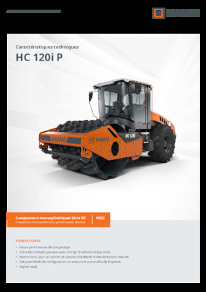 Tahačové válce Hamm HC 120i P