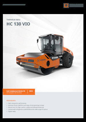 Tahačové válce Hamm HC 130 VIO