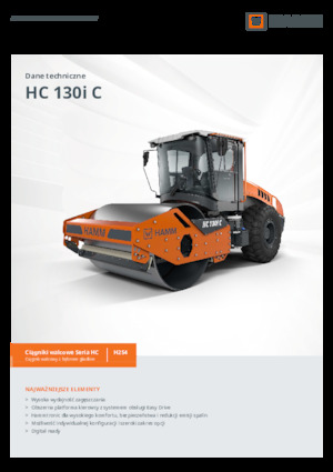 Tahačové válce Hamm HC 130i C